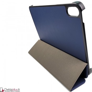 Dirbtinės odos atverčiamas dėklas - mėlynas (Apple Ipad 10.9 (2022)-Ipad 11 (2025)